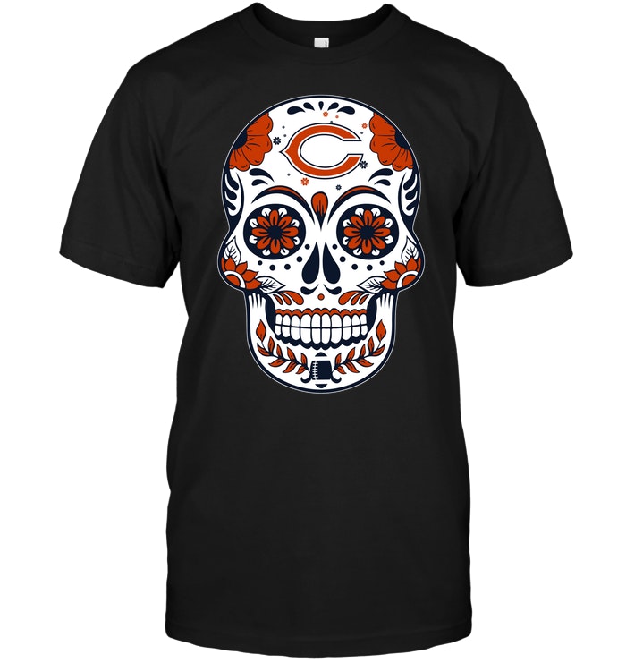 Chicago Bears "sugar Skull" T-Shirt